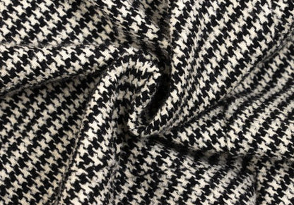 tricot COMME des GARCONS Houndstooth Black Ivory Skirt Size M
