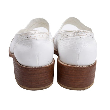 tricot COMME des GARCONS Leather Heels White Size 23.5CM