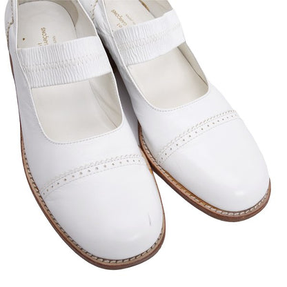tricot COMME des GARCONS Leather Heels White Size 23.5CM