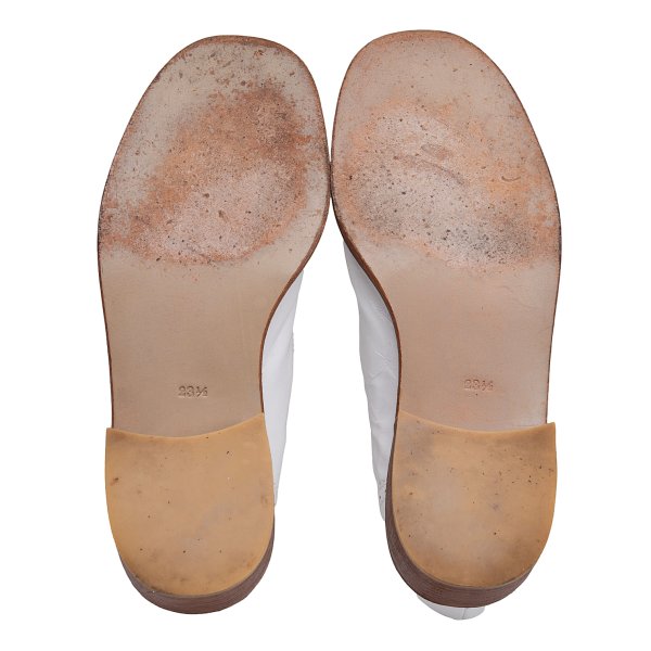 tricot COMME des GARCONS Leather Heels White Size 23.5CM