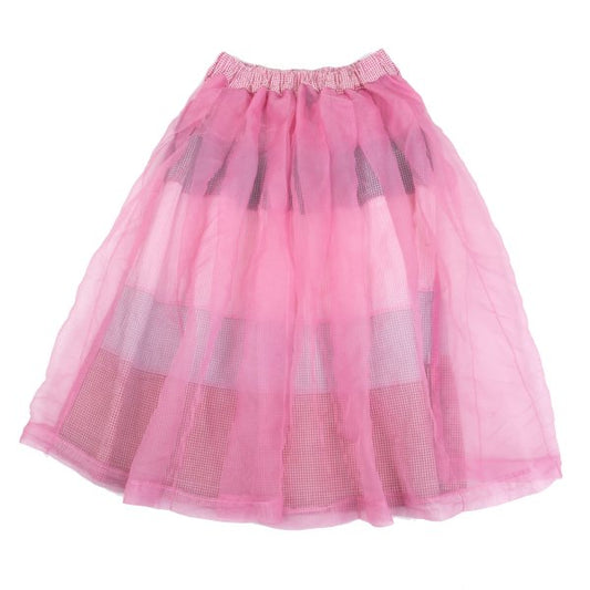 COMME des GARCONS 18SS Mixed Material Skirt Pink Size M