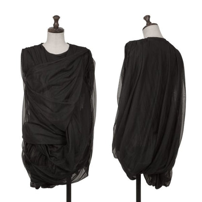 JUNYA WATANABE 22SS Mesh Layered Blouse Black Size M