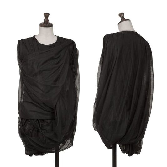 JUNYA WATANABE 22SS Mesh Layered Blouse Black Size M