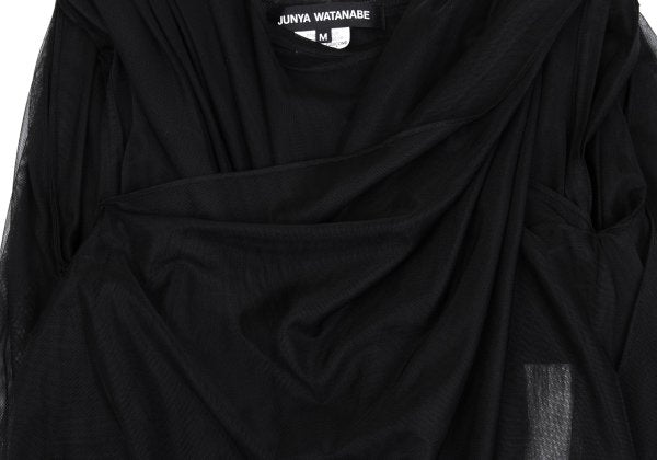 JUNYA WATANABE 22SS Mesh Layered Blouse Black Size M