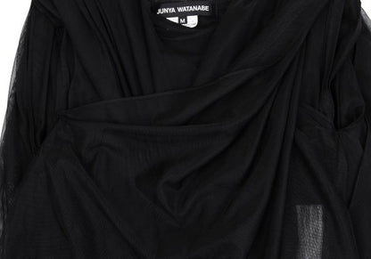 JUNYA WATANABE 22SS Mesh Layered Blouse Black Size M