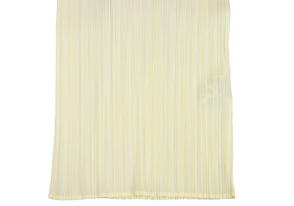 PLEATS PLEASE Crew Neck Top Cream Size 3