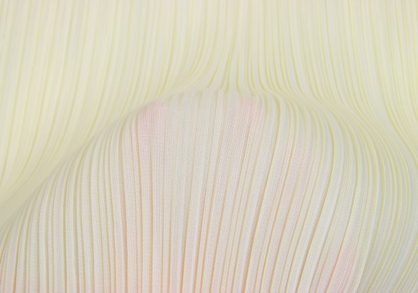 PLEATS PLEASE Crew Neck Top Cream Size 3