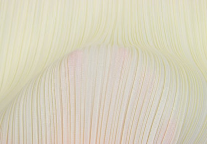 PLEATS PLEASE Crew Neck Top Cream Size 3
