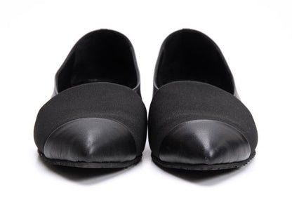 ISSEY MIYAKE Panel Design Leather Sneakers Black Size 23CM