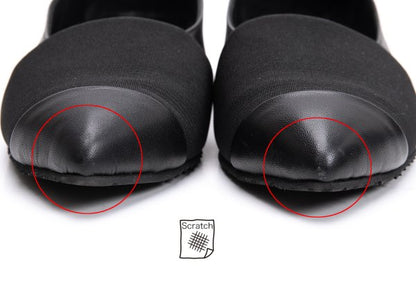 ISSEY MIYAKE Panel Design Leather Sneakers Black Size 23CM