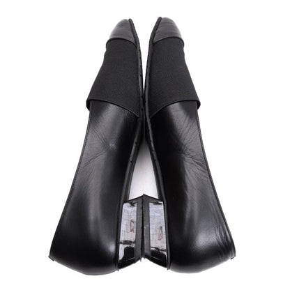 ISSEY MIYAKE Panel Design Leather Sneakers Black Size 23CM