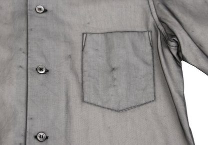 COMME des GARCONS Chiffon Layered Round Shirt Black Size XS