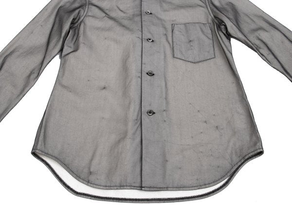 COMME des GARCONS Chiffon Layered Round Shirt Black Size XS