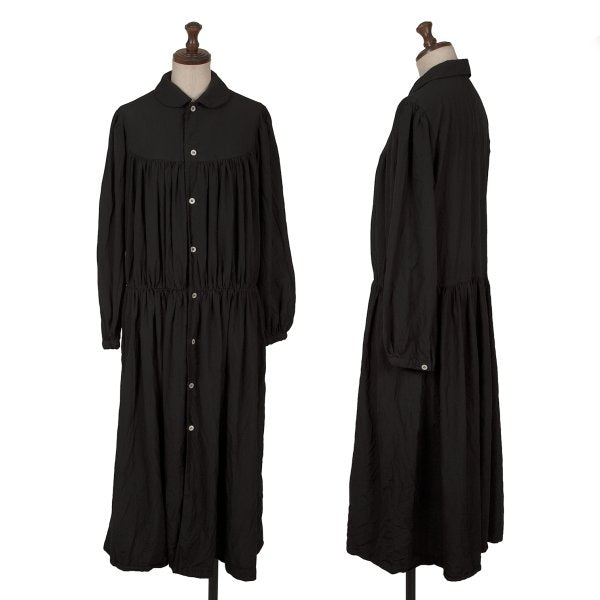 COMME des GARCONS Polyester Gathered Dress Black Size M