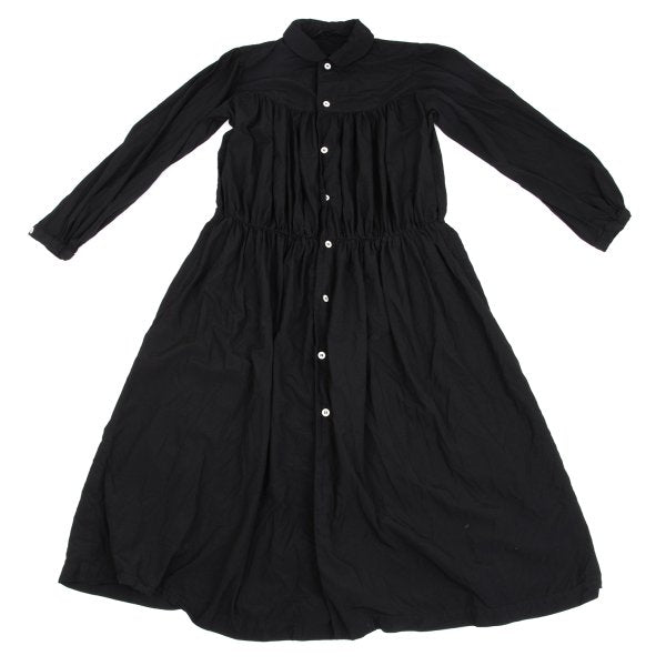 COMME des GARCONS Polyester Gathered Dress Black Size M