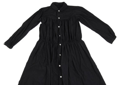 COMME des GARCONS Polyester Gathered Dress Black Size M