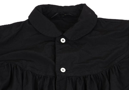 COMME des GARCONS Polyester Gathered Dress Black Size M