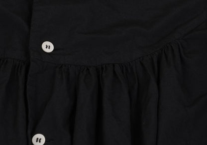 COMME des GARCONS Polyester Gathered Dress Black Size M