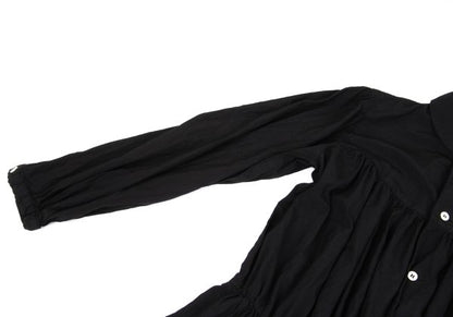 COMME des GARCONS Polyester Gathered Dress Black Size M