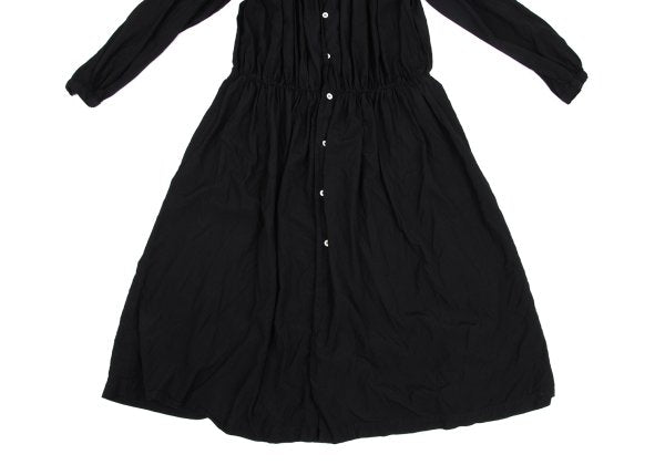 COMME des GARCONS Polyester Gathered Dress Black Size M