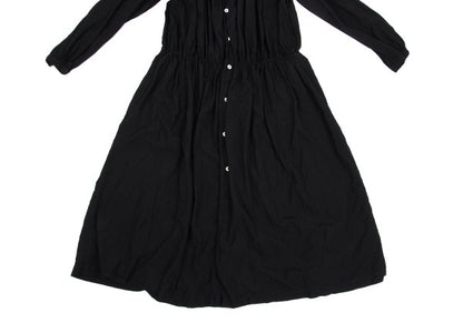 COMME des GARCONS Polyester Gathered Dress Black Size M