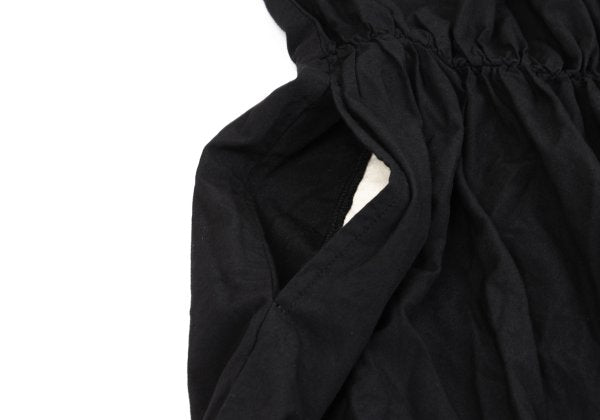 COMME des GARCONS Polyester Gathered Dress Black Size M