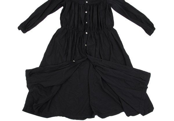 COMME des GARCONS Polyester Gathered Dress Black Size M