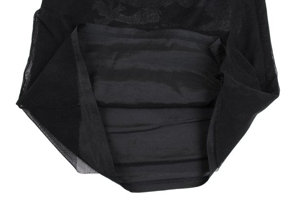 VIVIENNETAM Glitter Dragon Print Top Black