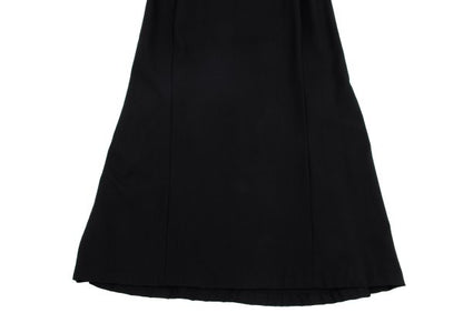 Yohji Yamamoto FEMME 96SS Wool Gabardine Skirt Black Size SS
