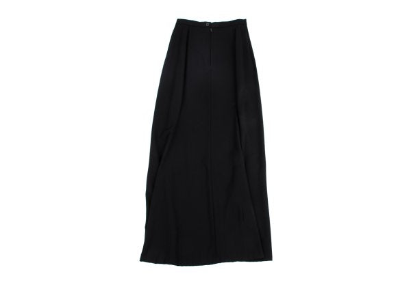 Yohji Yamamoto FEMME 96SS Wool Gabardine Skirt Black Size SS