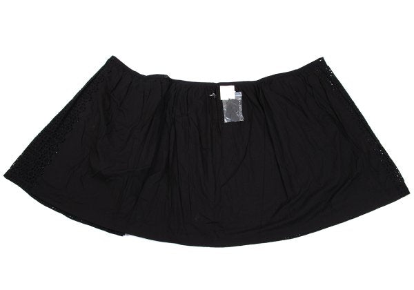 COMME des GARCONS Tricot Cotton Cutwork Skirt Black Size M