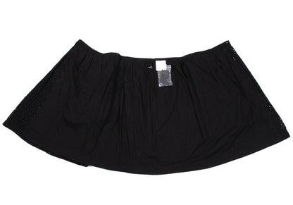 COMME des GARCONS Tricot Cotton Cutwork Skirt Black Size M