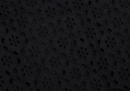 COMME des GARCONS Tricot Cotton Cutwork Skirt Black Size M