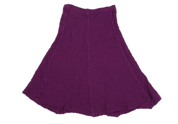 ISSEY MIYAKE me Cauliflower Skirt Purple Size F