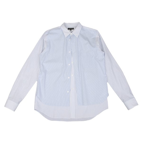 COMME des GARCONS HOMME PLUS Paneled Shirt Blue Size M