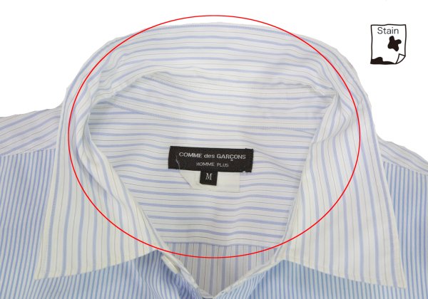 COMME des GARCONS HOMME PLUS Paneled Shirt Blue Size M