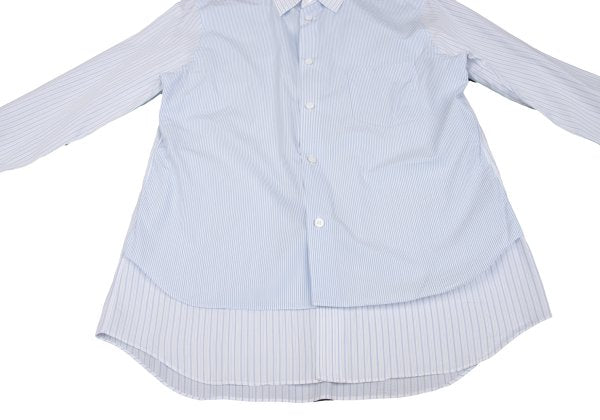 COMME des GARCONS HOMME PLUS Paneled Shirt Blue Size M