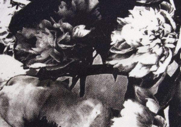 Paul Smith Floral Trompe L'oeil Pants Black White Size 42