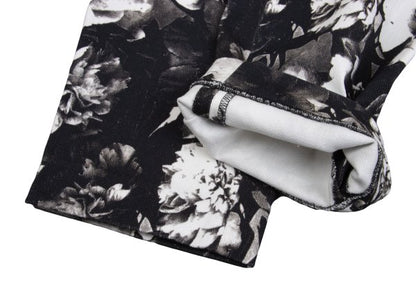 Paul Smith Floral Trompe L'oeil Pants Black White Size 42
