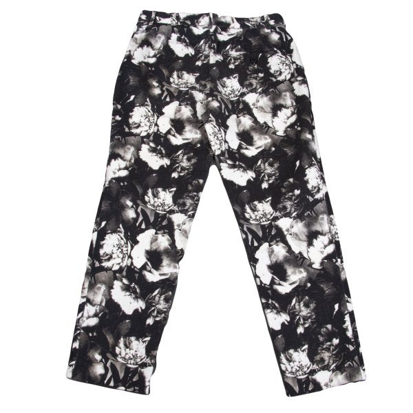 Paul Smith Floral Trompe L'oeil Pants Black White Size 42