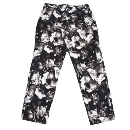 Paul Smith Floral Trompe L'oeil Pants Black White Size 42