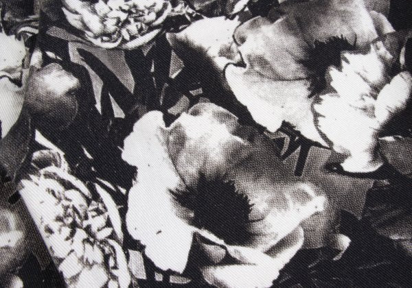 Paul Smith Floral Trompe L'oeil Pants Black White Size 42