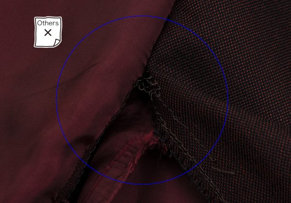Thierry Mugler Wool Silk Half Wrap Skirt Bordeaux Size 63-90