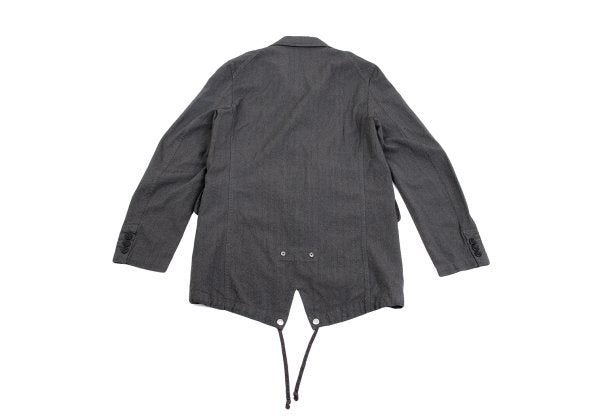 COMME des GARCONS HOMME DEUX 25SS Poly Jacket Gray Size XS