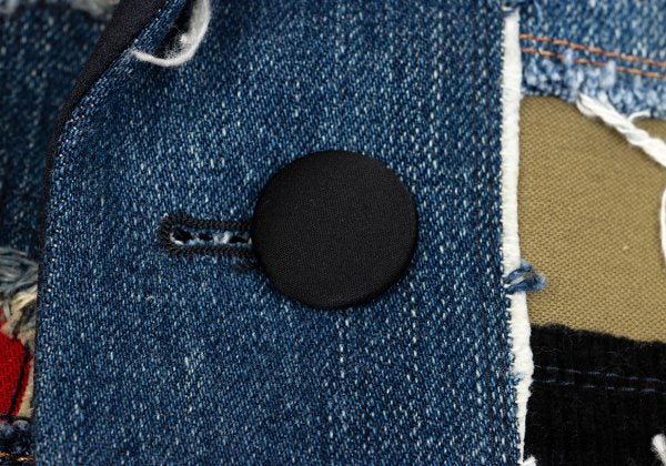 JUNYA WATANABE MAN Patchwork Denim Coat Indigo Size XS