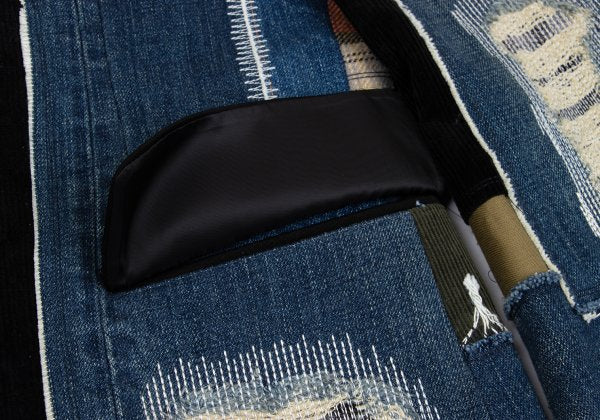 JUNYA WATANABE MAN Patchwork Denim Coat Indigo Size XS