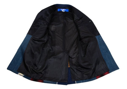JUNYA WATANABE MAN Patchwork Denim Coat Indigo Size XS