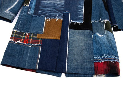 JUNYA WATANABE MAN Patchwork Denim Coat Indigo Size XS