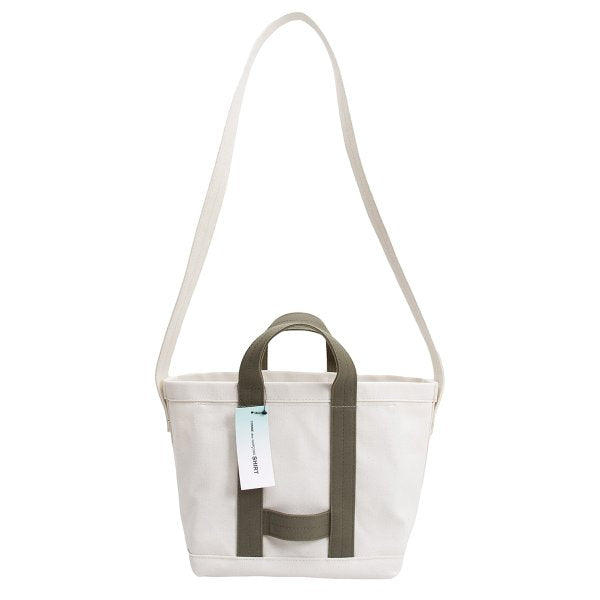 COMME des GARCONS SHIRT 25SS Canvas 2-Way Bag Ivory Khaki