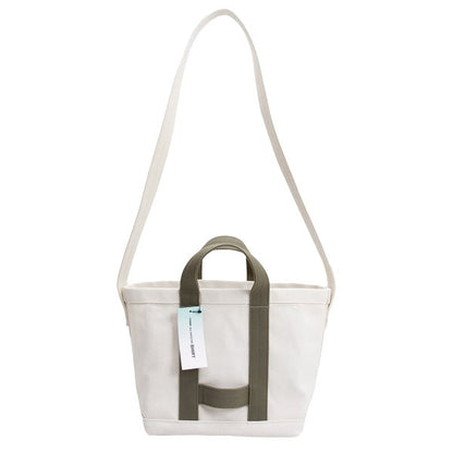 COMME des GARCONS SHIRT 25SS Canvas 2-Way Bag Ivory Khaki